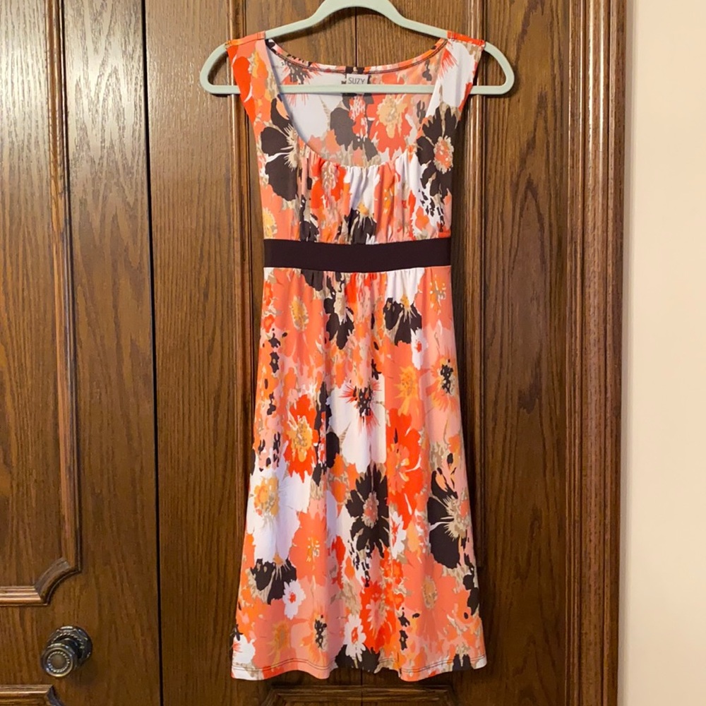 Floral print summer dress size L